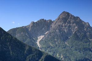 Spitzkofel, Nordflanke