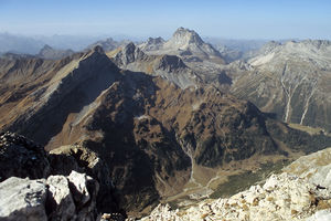 Gipfelblick gegen W