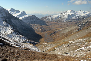 Blick ber die Greina-Ebene