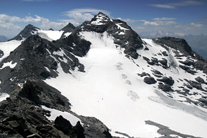 Pointe du Bouchet, Nordflanke