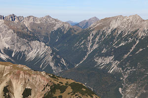 Roter Stein und Gartner Wand