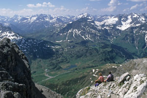 Gipfelaussicht gegen Sdwesten