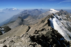 Blick zum Mont Blanc