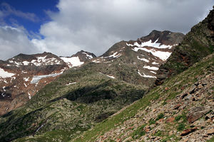 Aglsspitze / Cima dell'Accla und Schneespitze / Monte della Neve