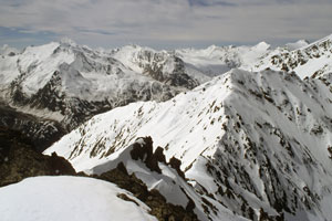 Gipfelblick nach SSW